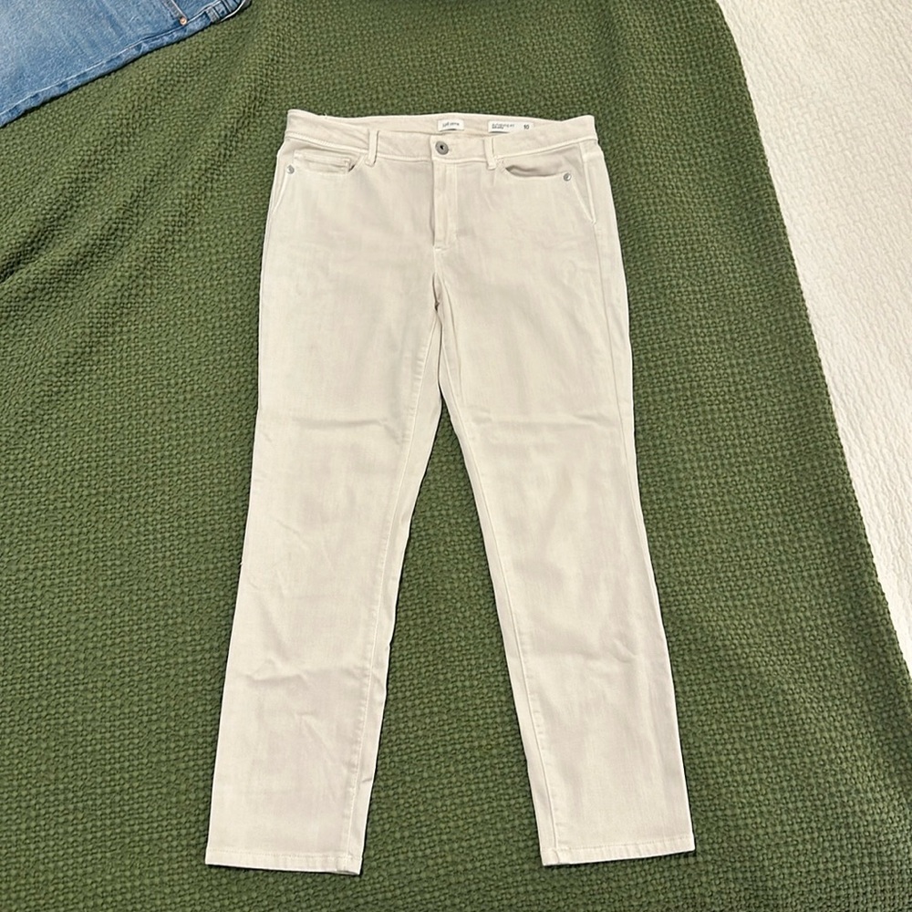J.Jill off-white jeans